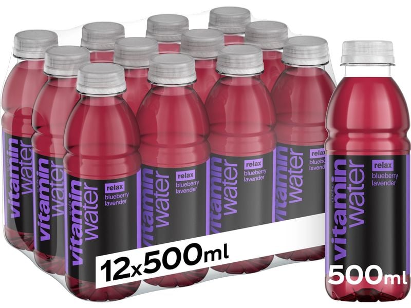 Vitamin Water Glacéau Vitamin Water Relax Heidelbeere&Laven Kalorienarmes Erfrischungsgetränk ohne Kohlensäure