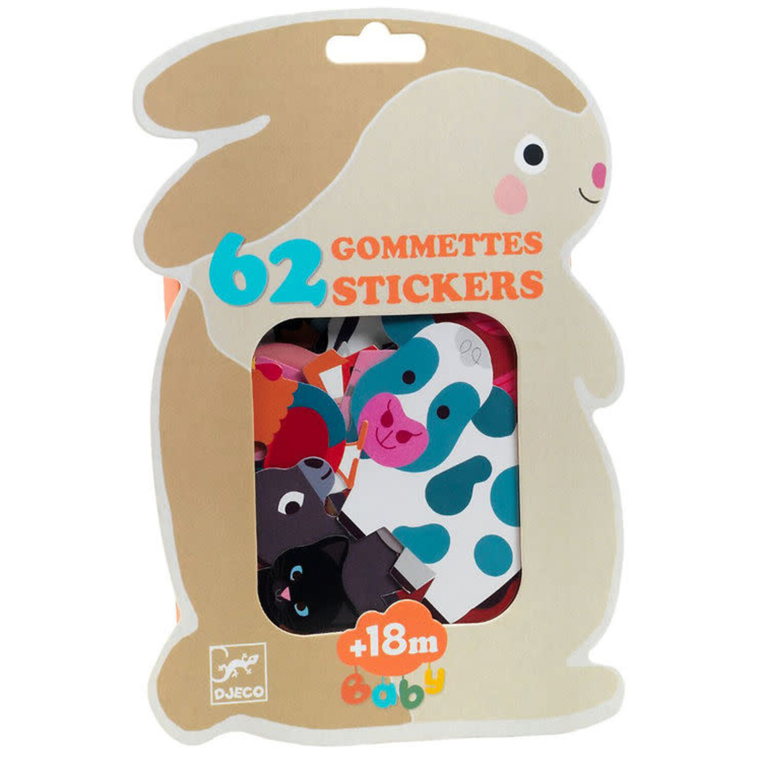 Djeco | Big stickers | Farm animals