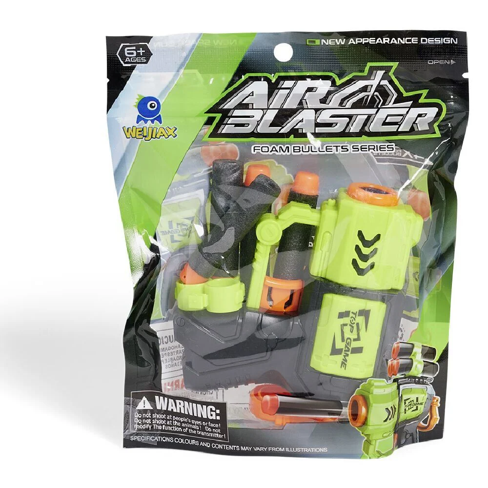 Pistolet Air Blaster avec 4 balles en mousse