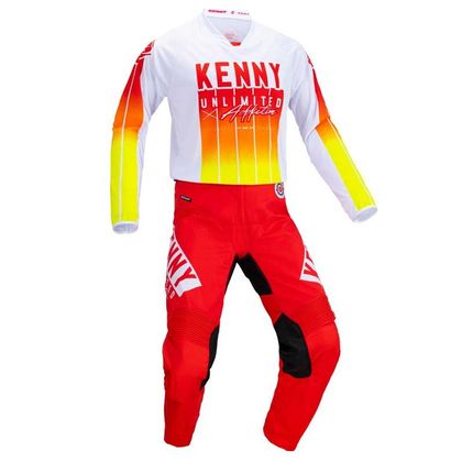 Maillot cross Kenny PERFORMANCE - STRIPES - RED 2021 - Rouge
