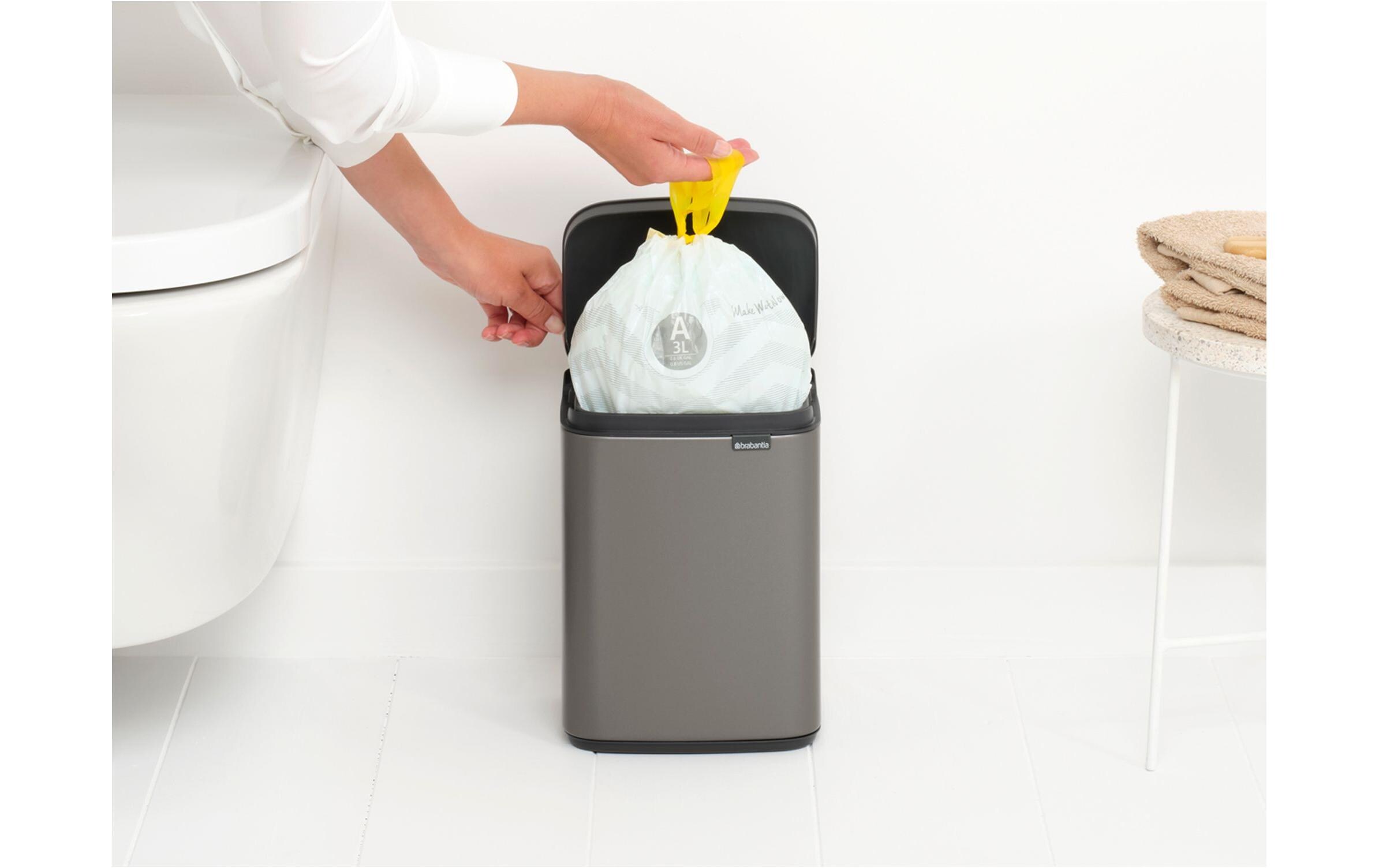 Kosmetikeimer Bo Waste Bin 4 l, PlatinMülleimer