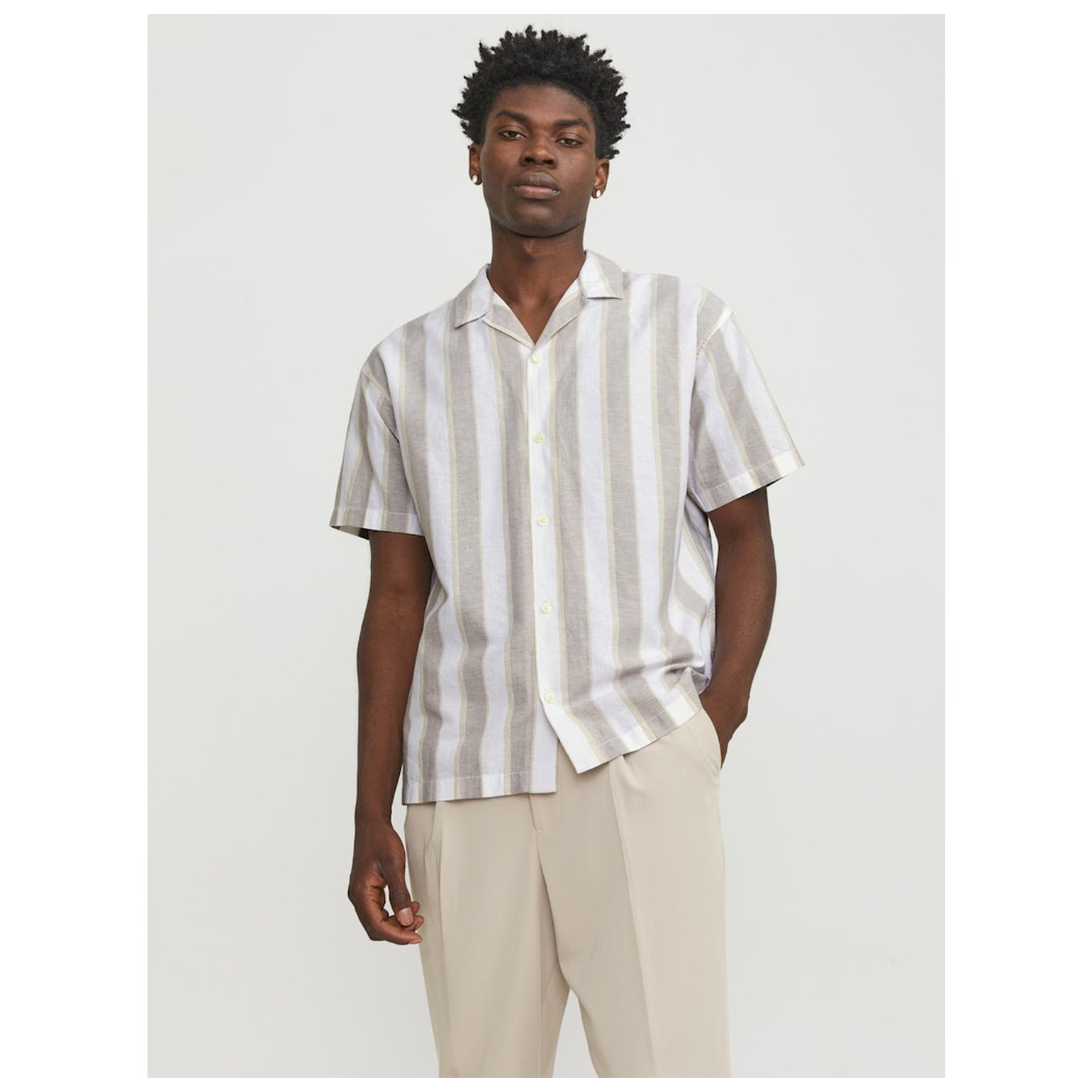 Jack & Jones JPRCCSUMMER STRIPE RESORT SHIR