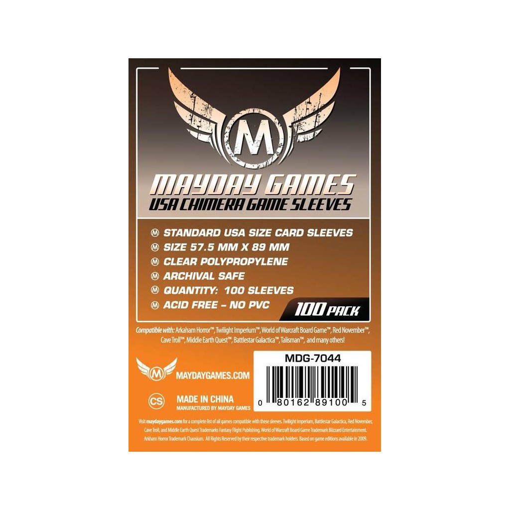 Mayday - Usa Chimera Sleeves - 57.5x89mm - 100p