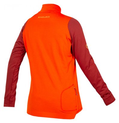 Veste Endura polaire SIngleTrack Femme Paprika