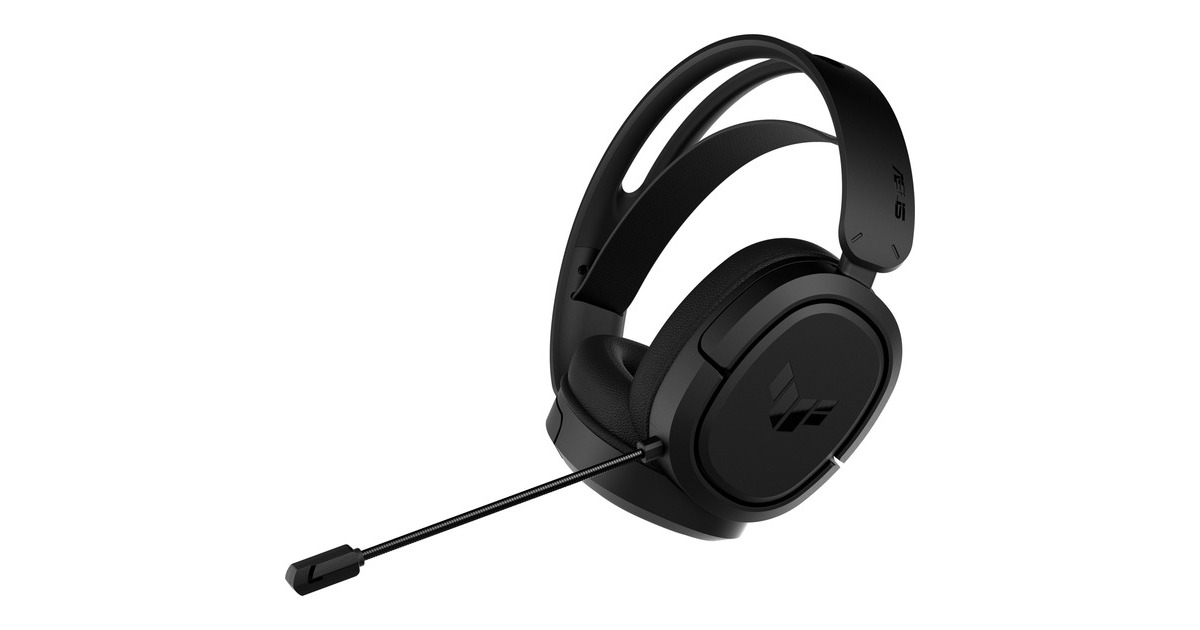 ASUSTUF Gaming H1 Wireless headset over-ear gaming headset  (Zwart, 2.4 Ghz, pc, PlayStation® 5, Nintendo Switch, smartphone)