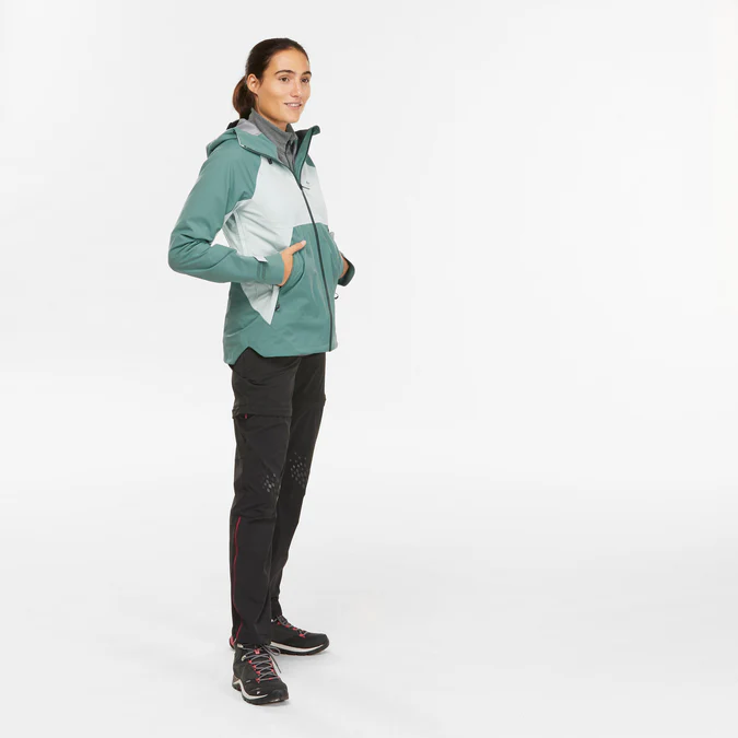 Decathlon Quechua - Jaqueta impermeável feminina Quechua MH500