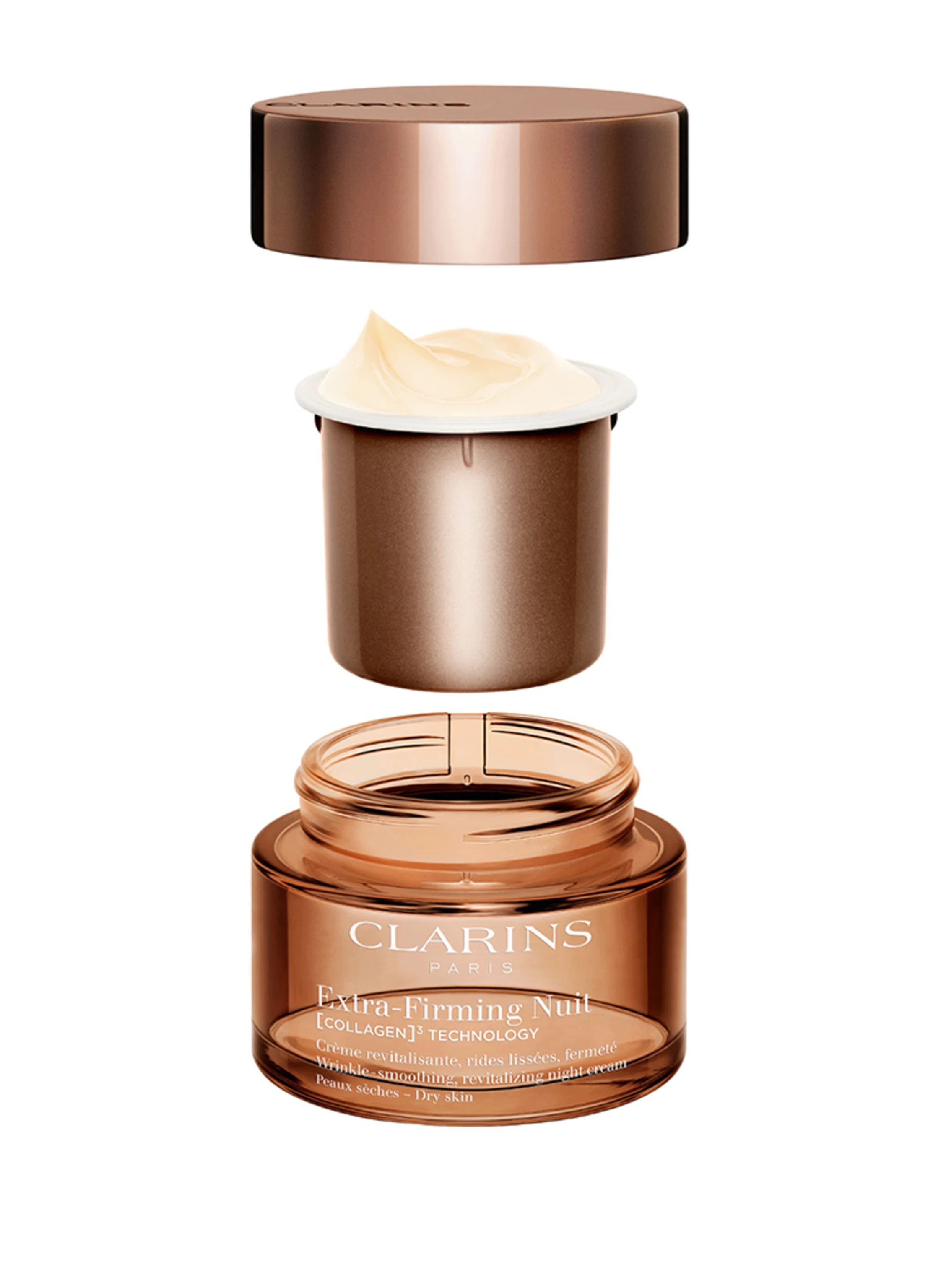 CLARINS EXTRA-FIRMING NUIT [COLLAGEN]³ TECHNOLOGY