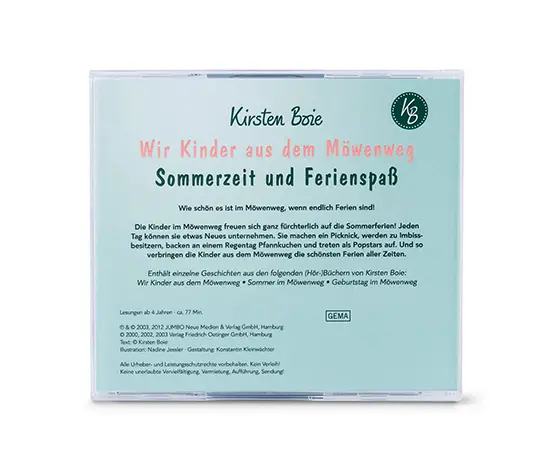 CD-Hörbuch »Wir Kinder aus dem Möwenweg – Sommerzeit und Ferienspaß«