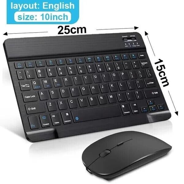 Universal Bluetooth Tablet Keyboard Case For Samsung Galaxy Tab S9 FE 10.9″