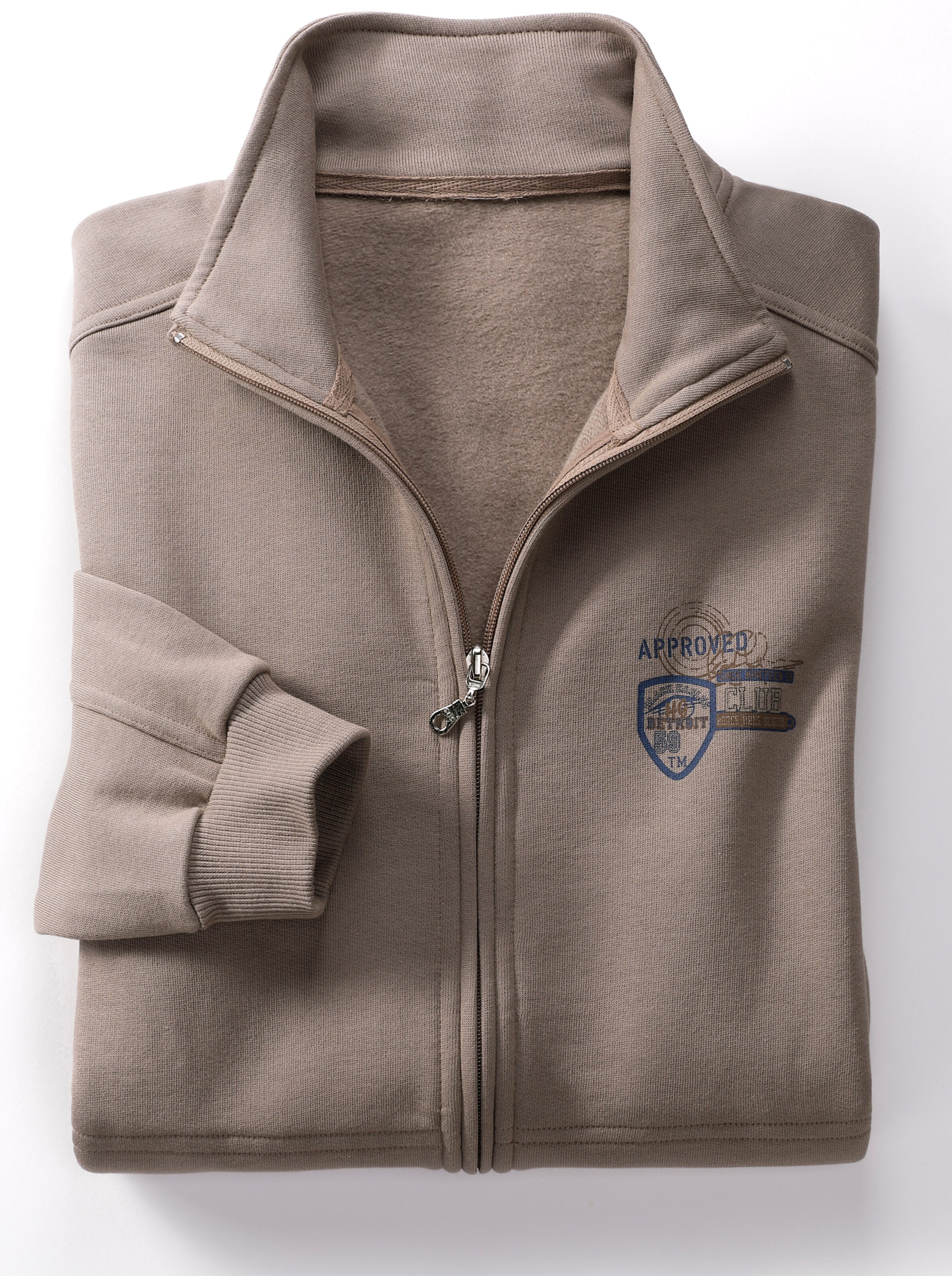 Catamaran Sweatjacke in taupe