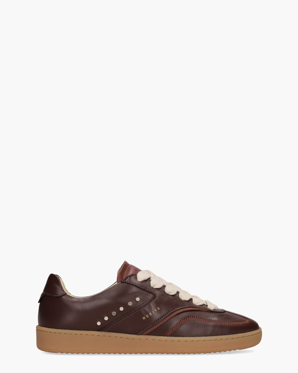 Nubikk Ray Owen Studs Bordeauxrood Damessneakers