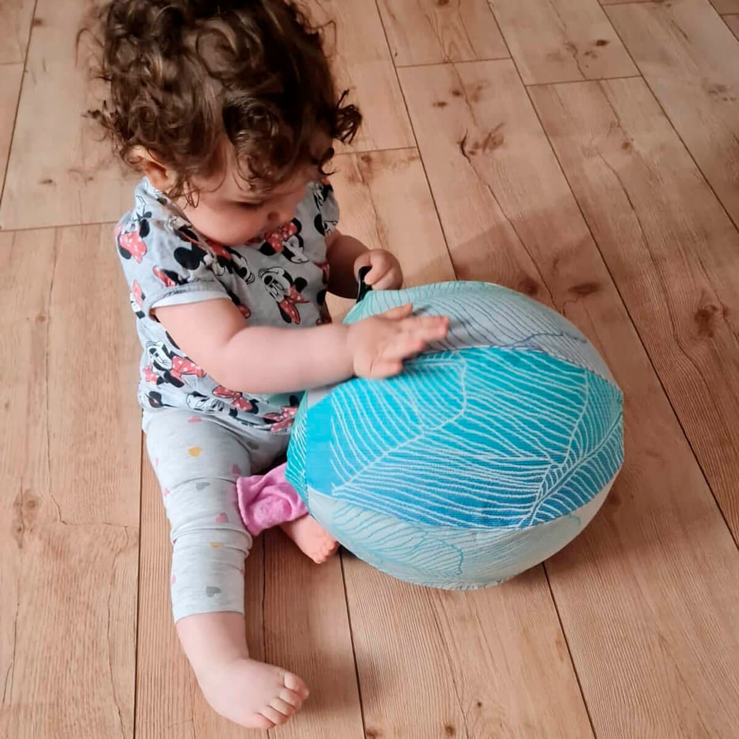 HOPPEDIZ® Kinderball Luftballon-Hülle Grenada creme