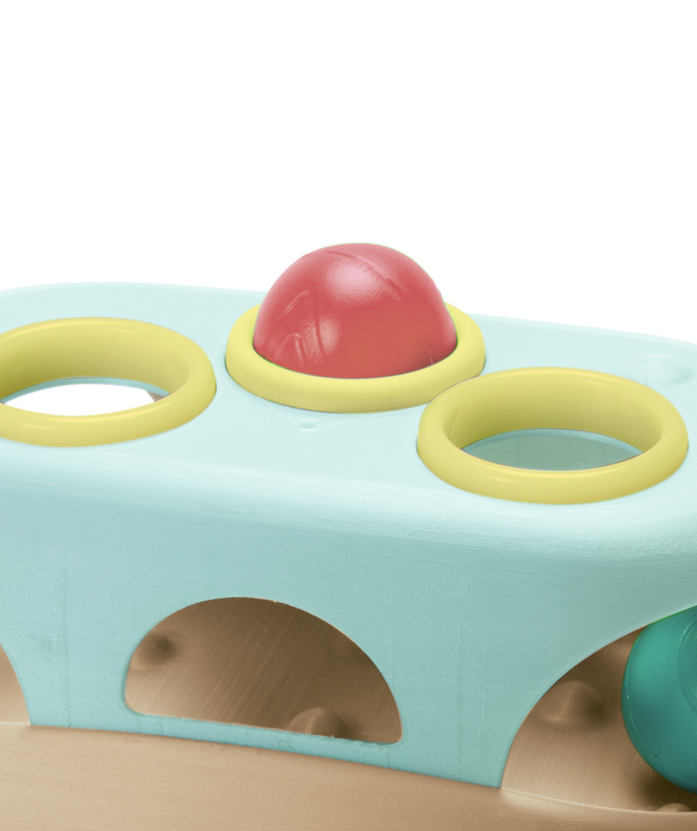 DANTOYBANC À MARTELER EN BIOPLASTIQUE