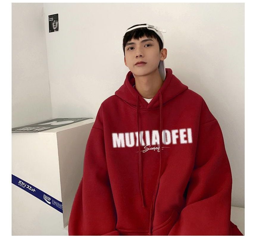 POSI - Oversized hoodie met beletteringprint