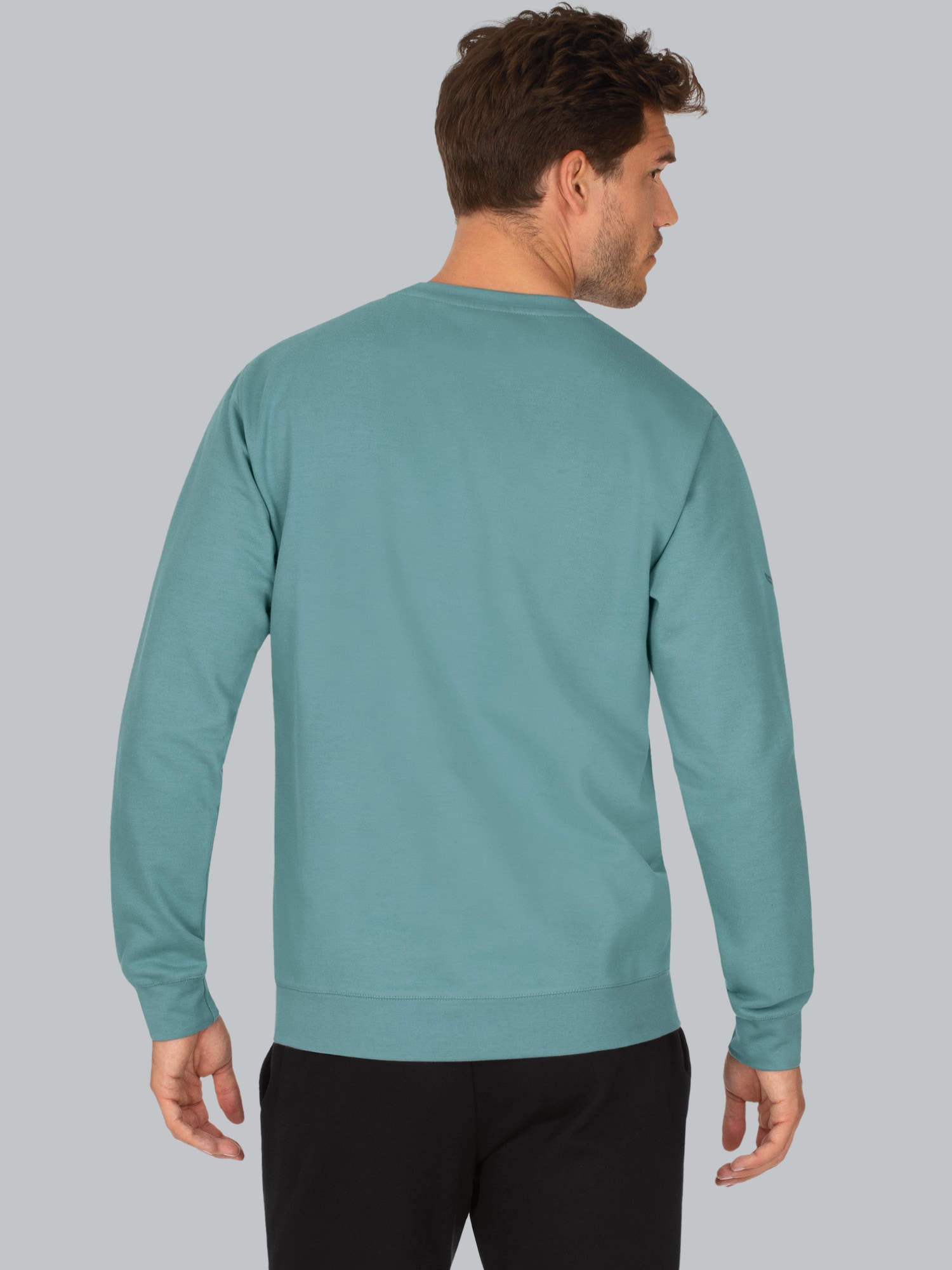 Sweatshirt aus Biobaumwolle Seegras