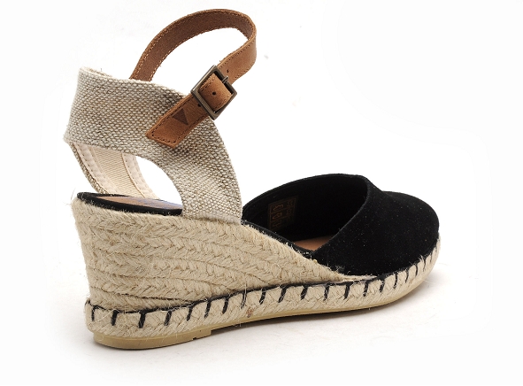 Verbenas nu pieds talons femme malena serraje noir