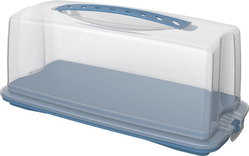 Cakebutler Fresh Blau/TransparentKuchenbehälter aus Kunststoff