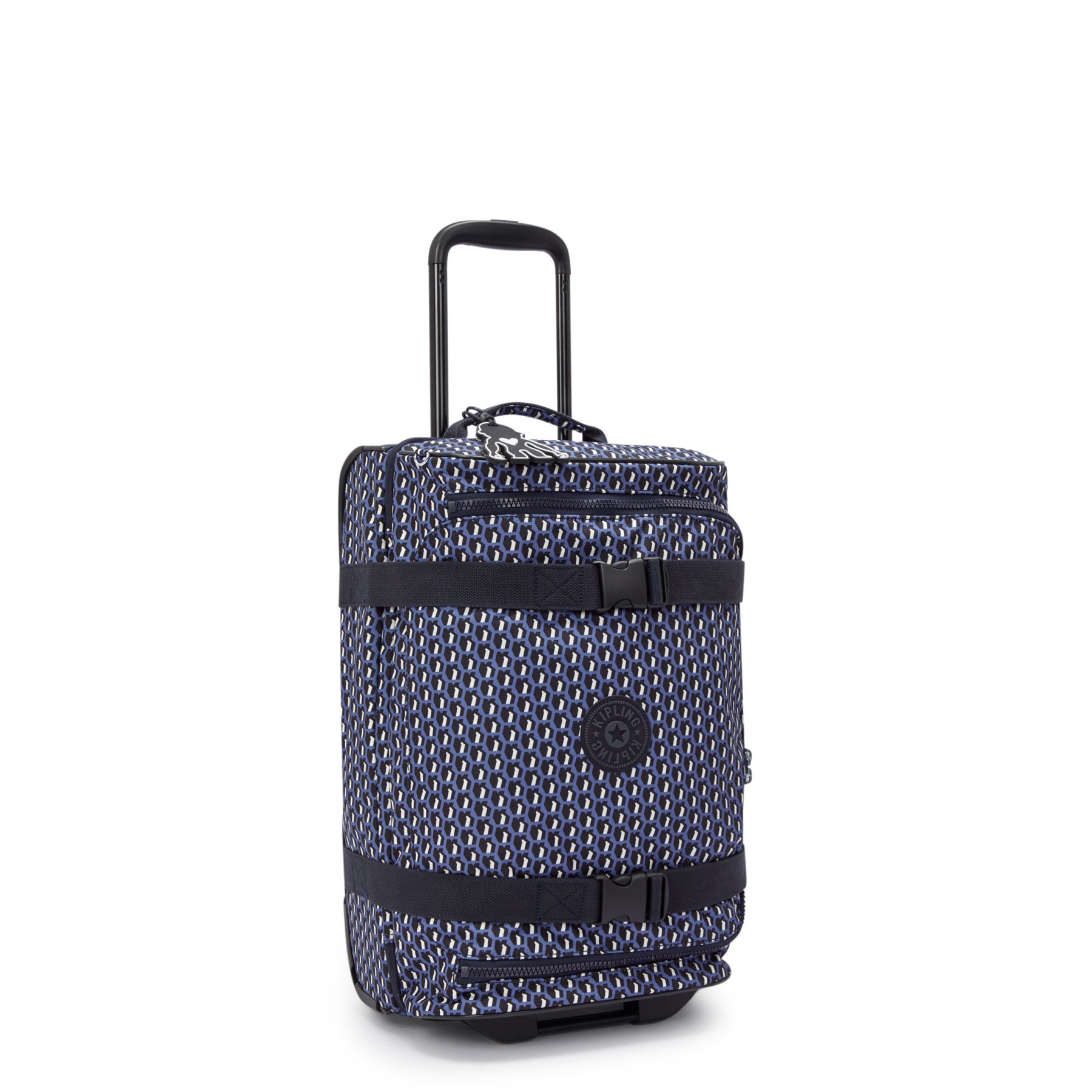 AVIANA S Petit bagage à main à roulettes avec sangles ajustables - 3D K Blue