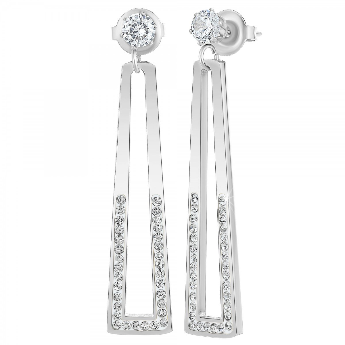 Boucles d'oreilles SC Crystal ornées de Cristaux scintillants