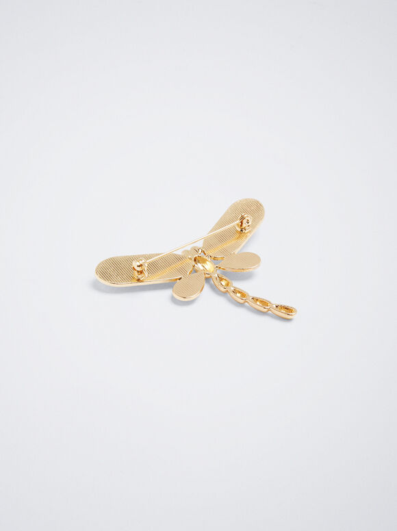 Broche Libélula - Bege
