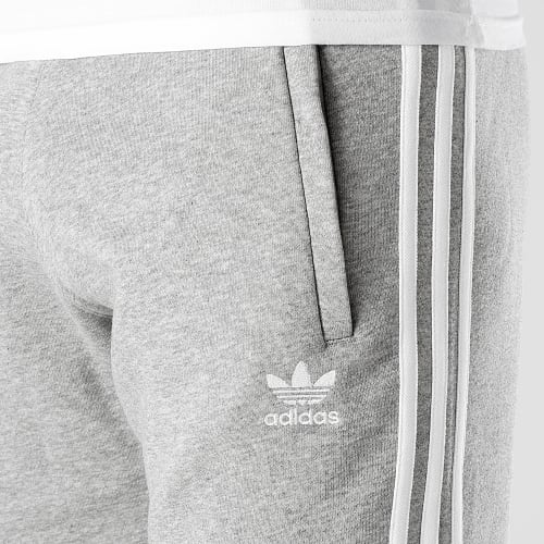 Pantalon Jogging A Bandes GN3530 Gris Chiné