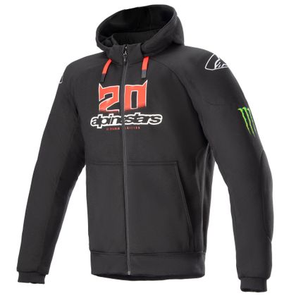 Blouson Alpinestars FQ20 FABIO QUARTARARO CHROME IGNITION MONSTER - Noir / Rouge