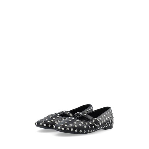 Bianco Fall Simili Mary Jane Ballerinasko, Black, 40