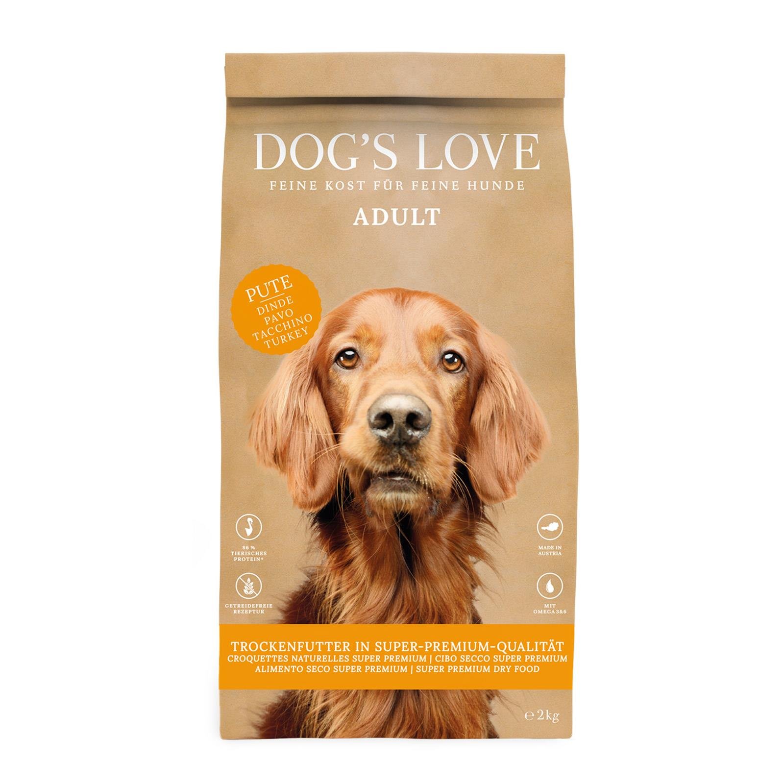 Dog's Love Pute mit Süsskartoffel und Preiselbeeren
