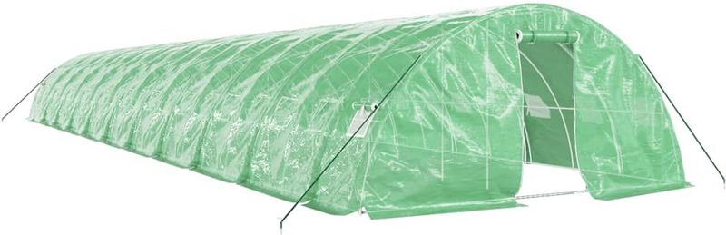 vidaXL - Tuinkas - Groen - Stalen Frame - 110 m²