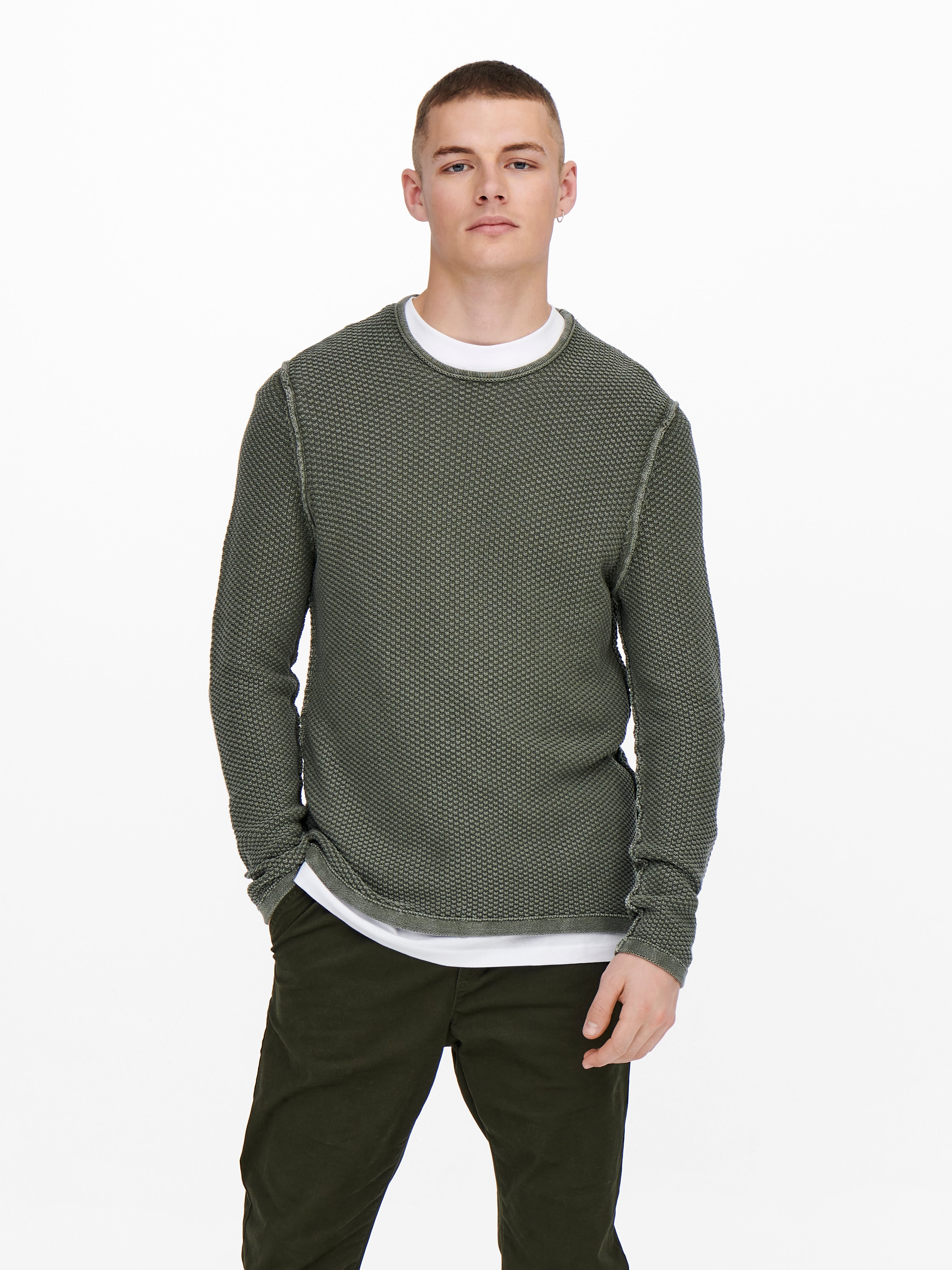 ONSPAVO Pullover Castor Gray
