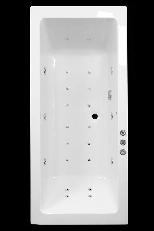 Lambini Designs Cube Bubbelbad 190x90cm 6 4 2 hydro en 12 aero jets