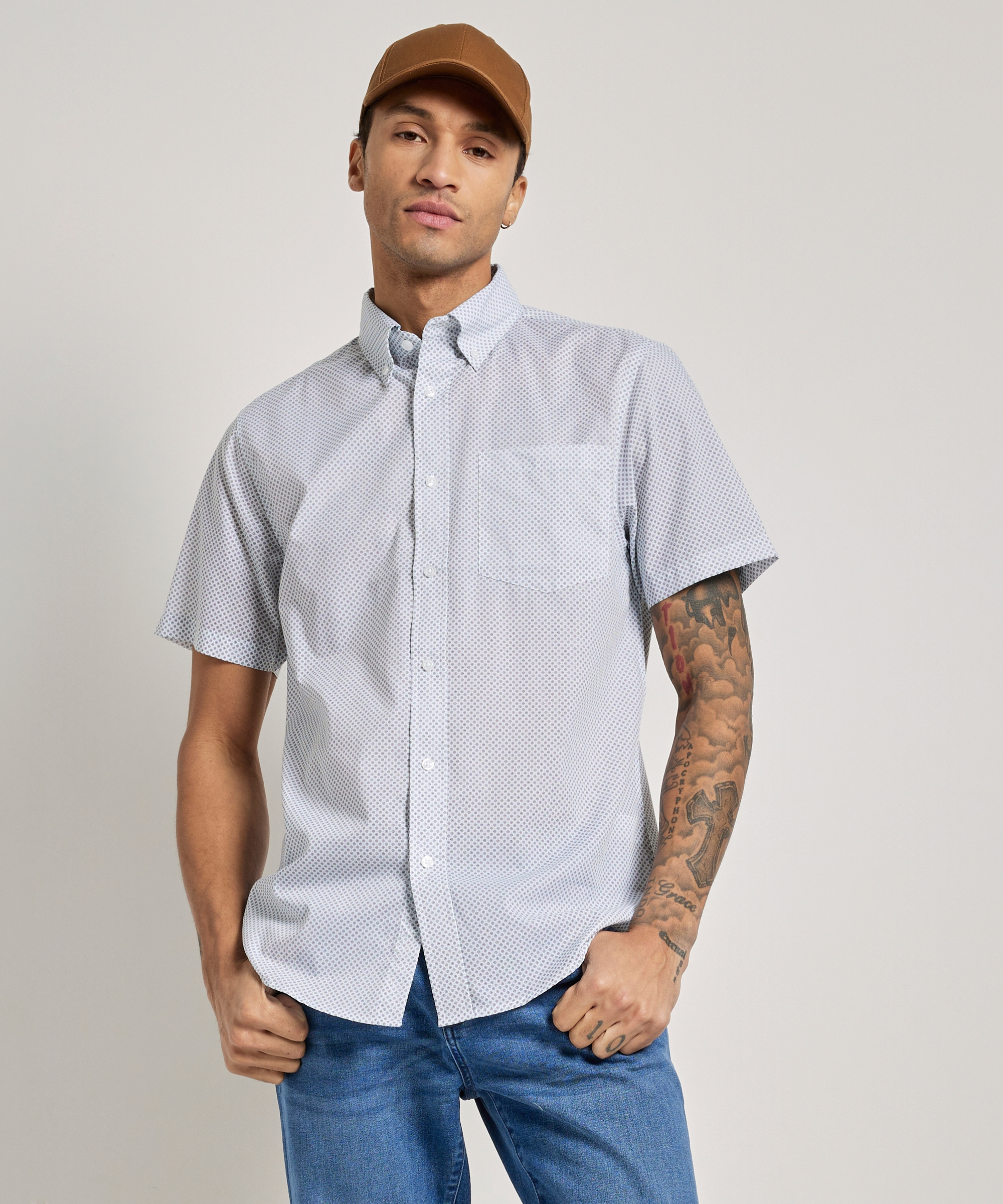 overhemd met all-over print