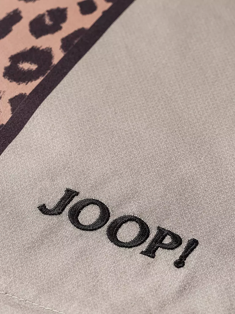 JOOP Satin Bettwäsche LEO 70x90cm / 140x200cm Stone grau