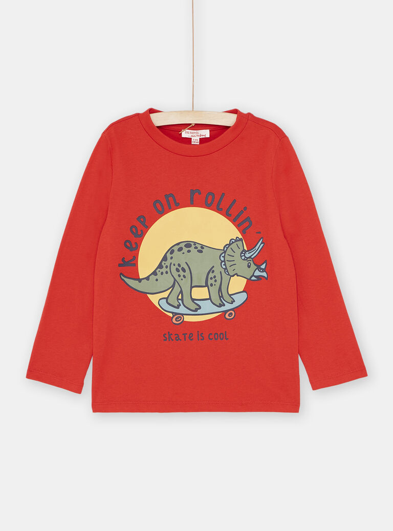 T-Shirt rouge garçon