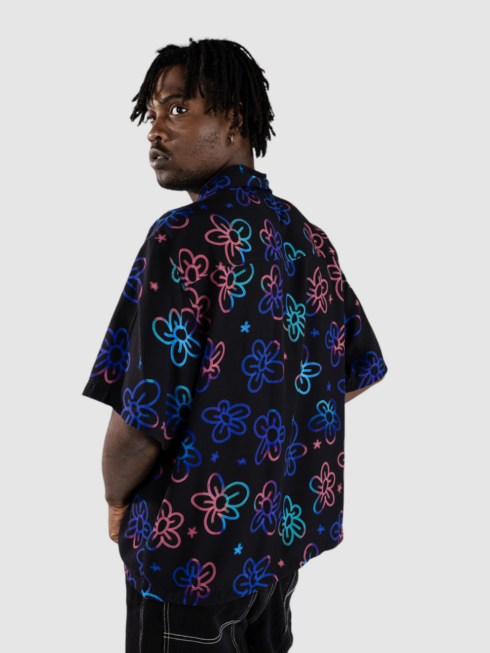 A.LAB Skip SS Woven Shirt black