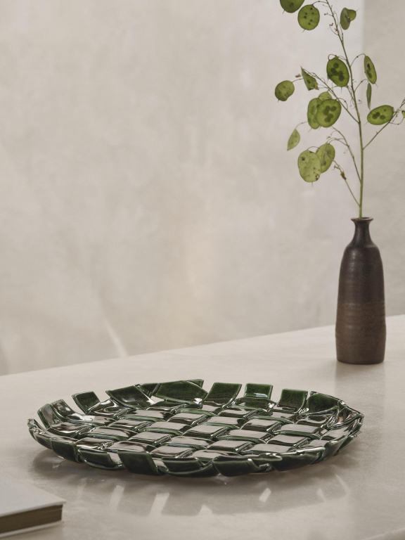 Ferm Living Plait serveerschaal Off-white