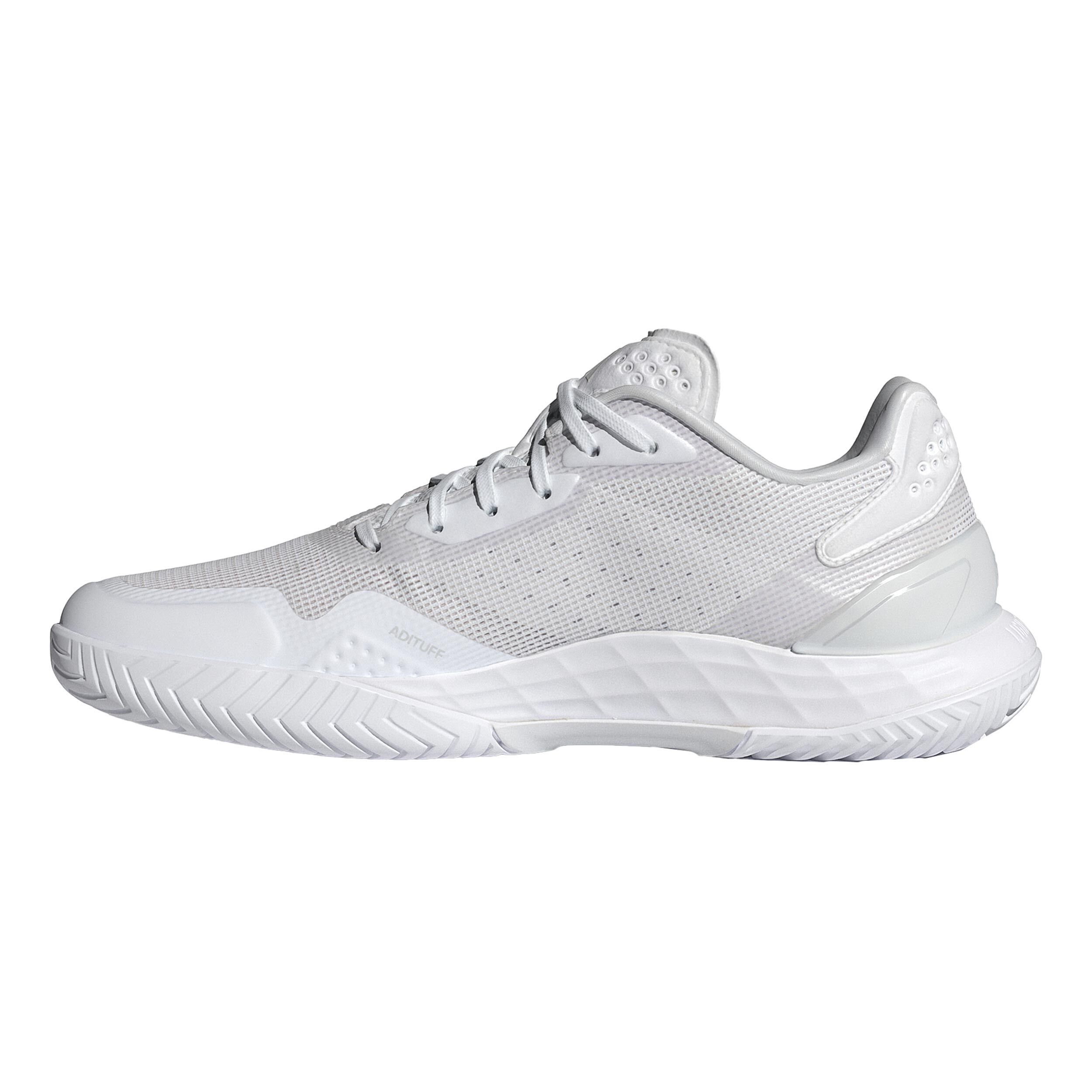 adidas Defiant Speed 2 Chaussures Toutes Surfaces Femmes - Gris Clair , Blanc