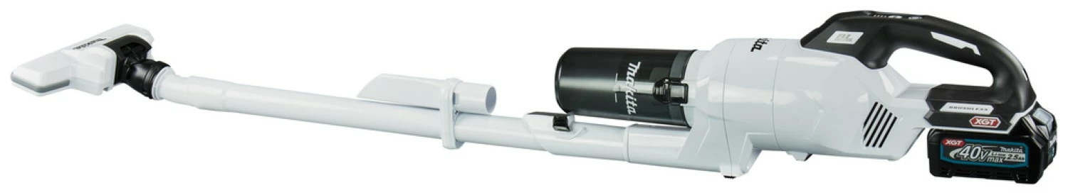 Makita CL003GD203 XGT 40V Max Li-ion Accu Steelstofzuiger set (2x 2,5Ah) - wit