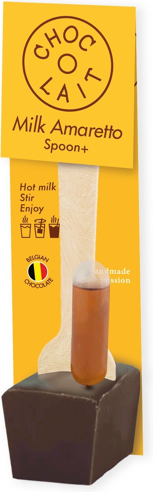 MoMe choco spoon melk met amaretto 35 gr