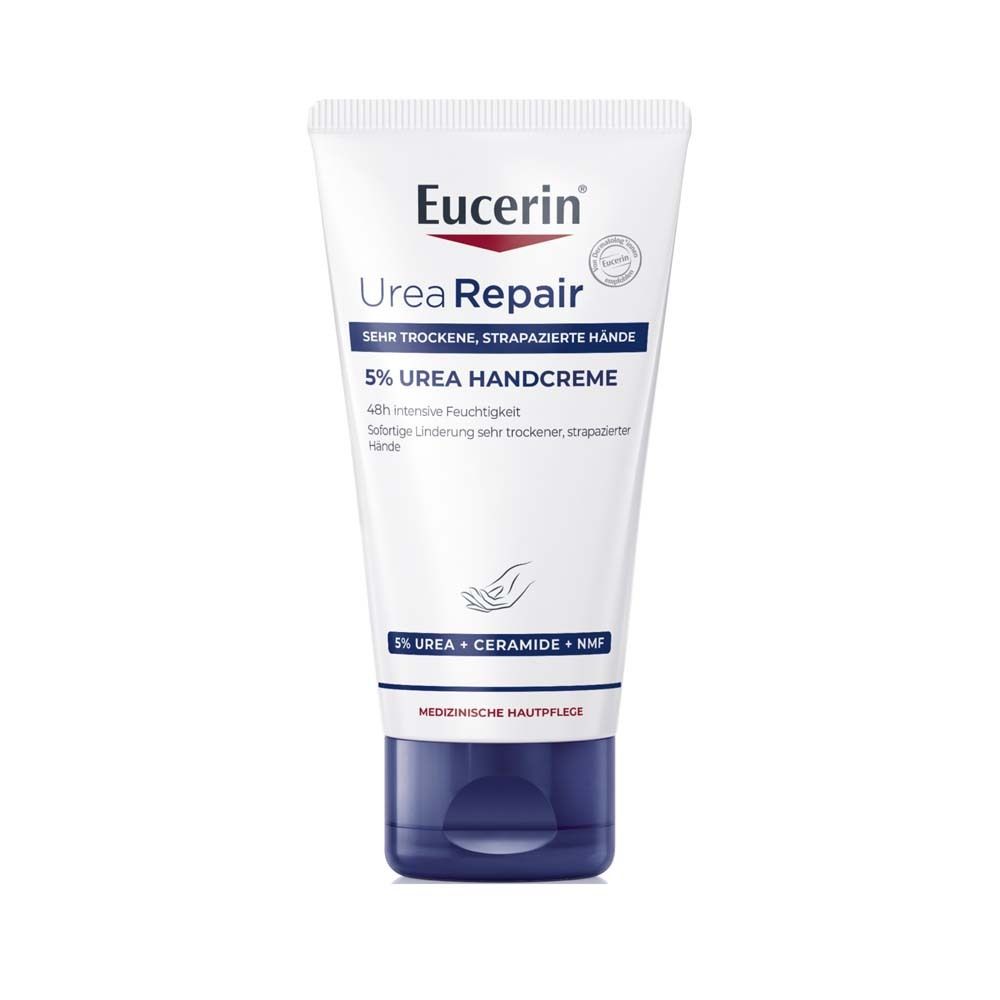 Eucerin® UreaRepair 5% Urea Handcreme – intensive Pflege für sehr trockene und strapazierte Hände