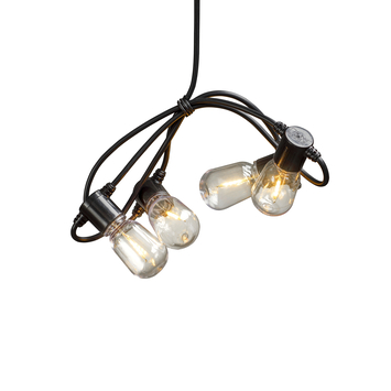 Feestverlichting lichtsnoer 20 LED lampen extra warm wit