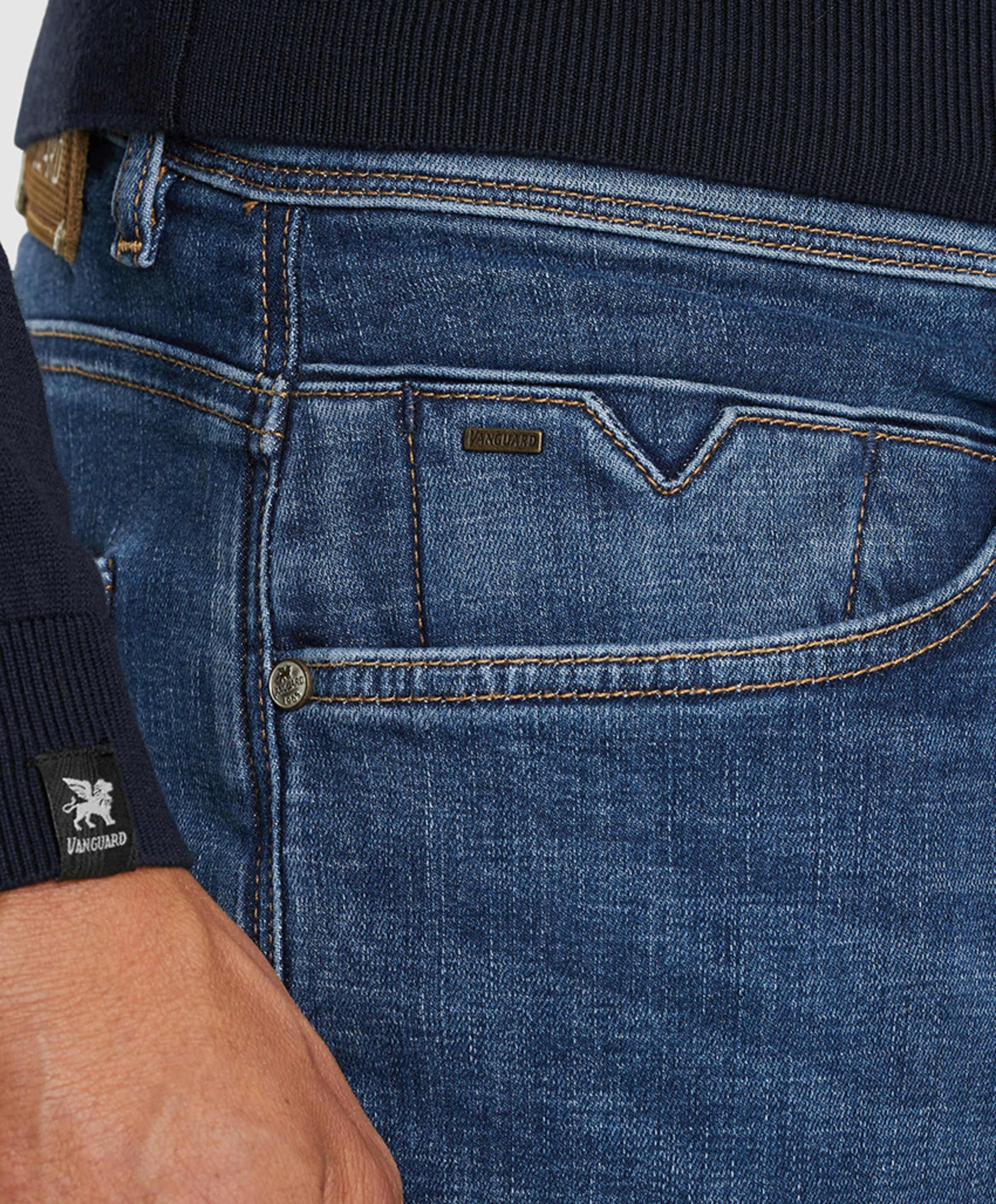 Vanguard V12 RIDER 2.0 REAL SOFT OUTCAST heren jeans blauw