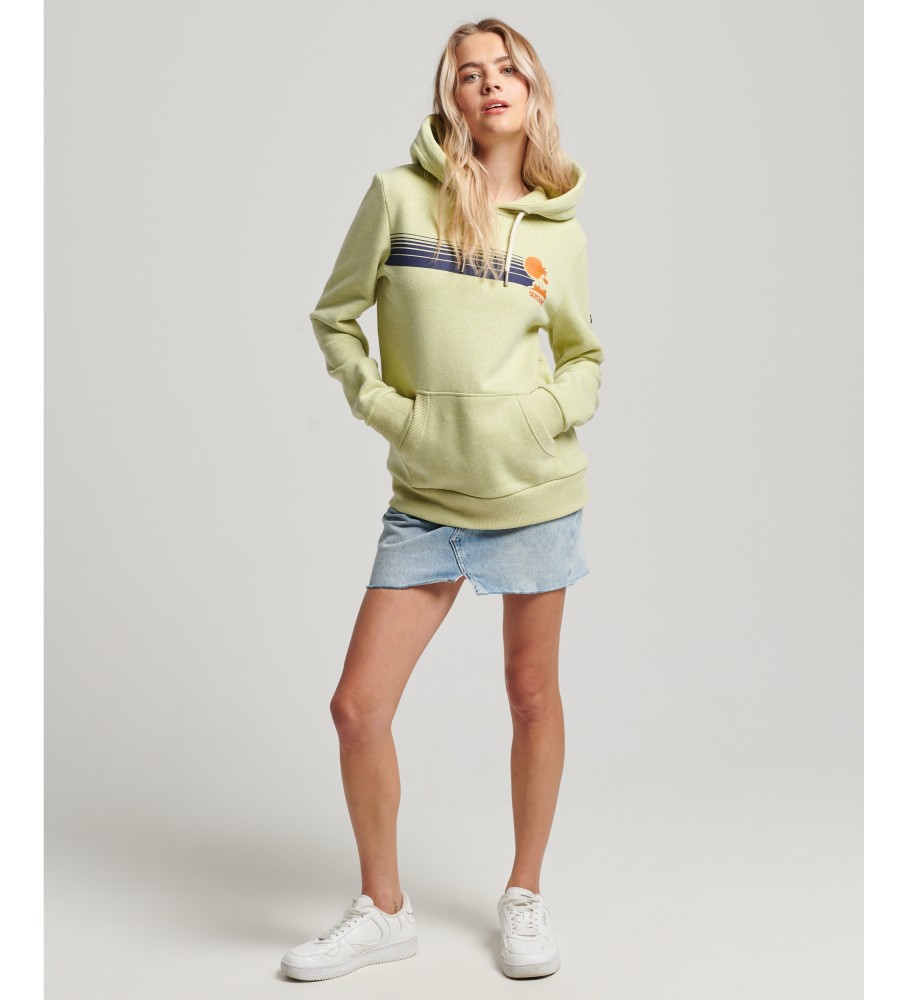 Moletom com capuz Superdry Vintage Logo Great Outdoors Verde