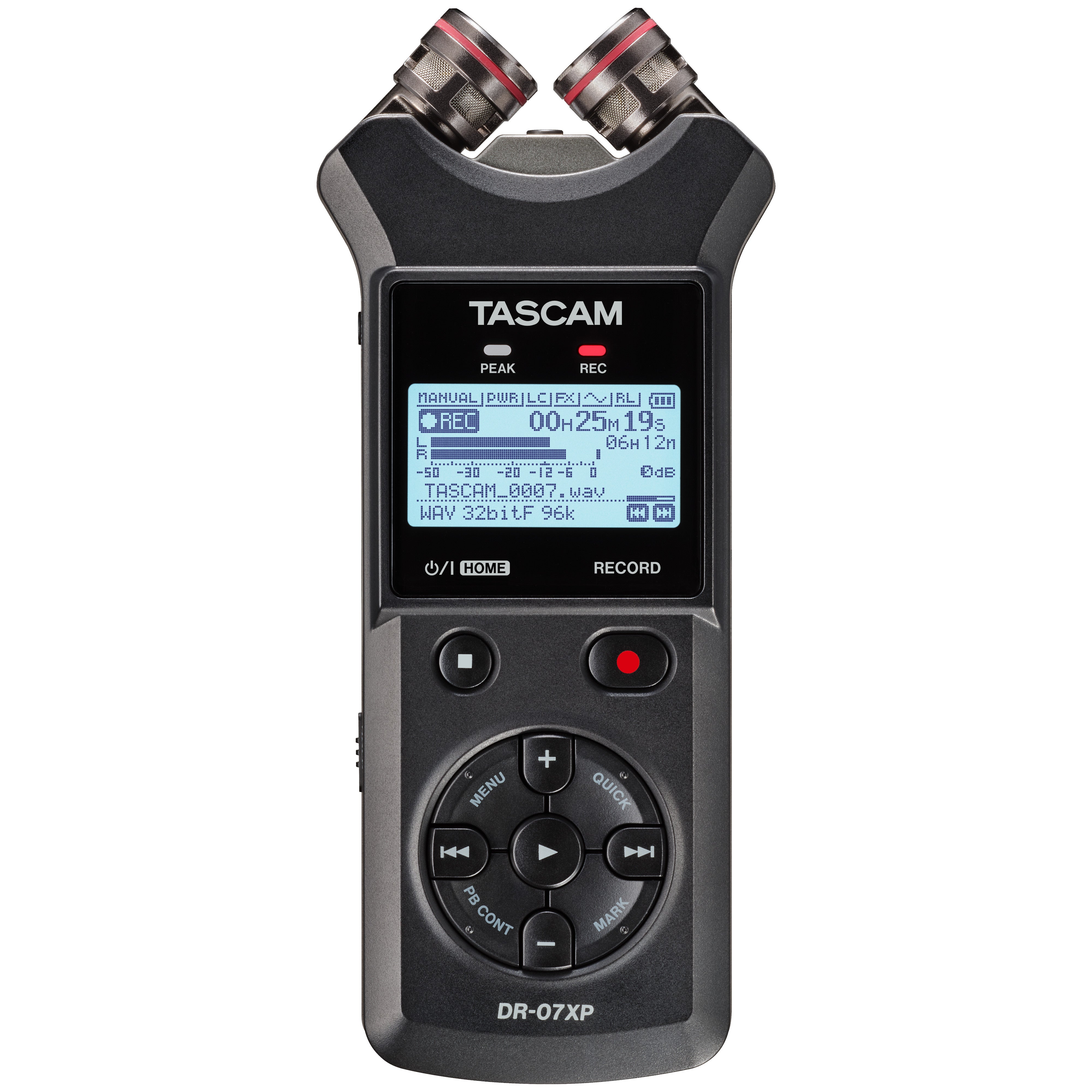 Tascam DR-07XP field recorder