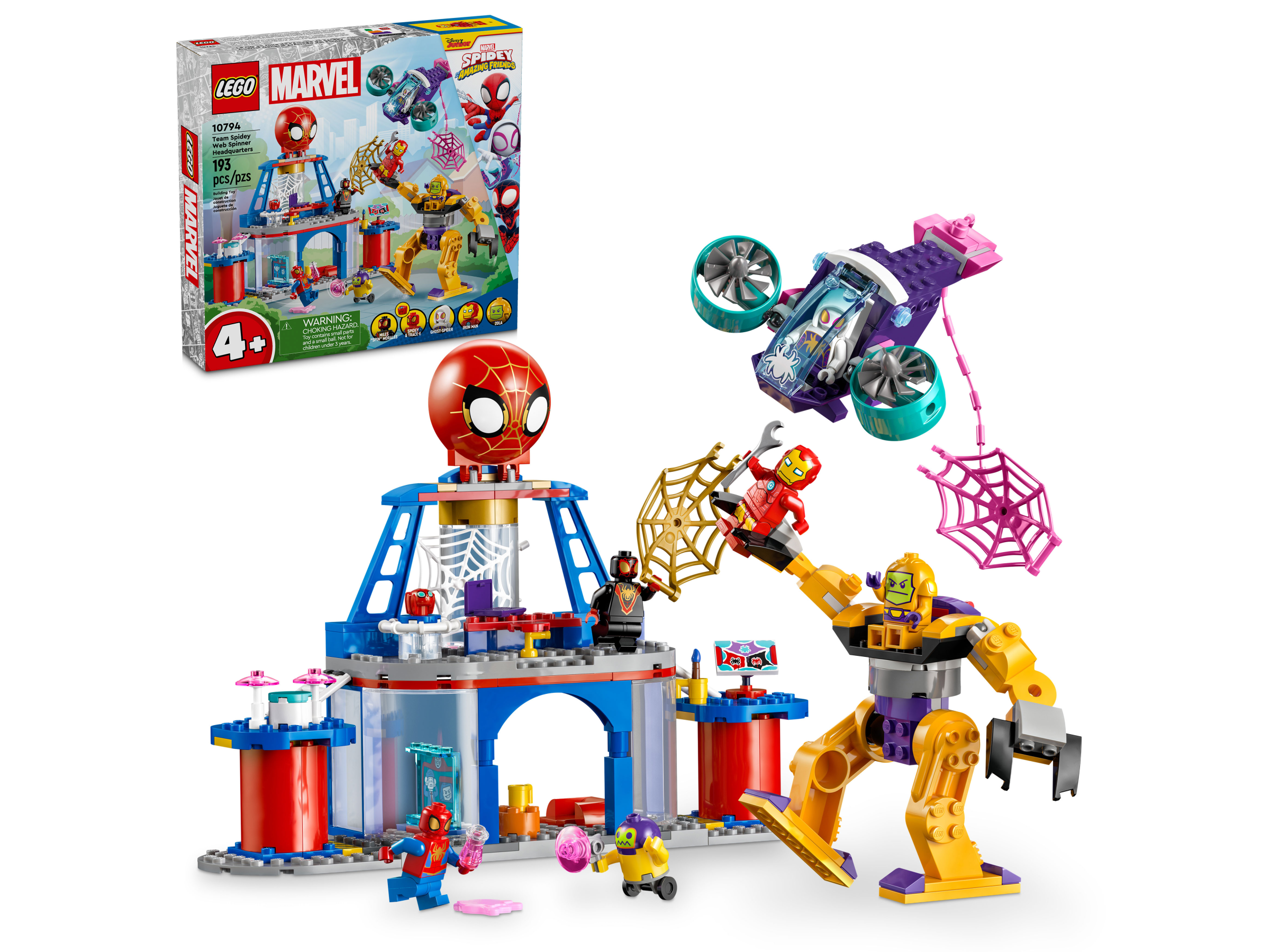 quartel-general dos lançadores de teia da Equipe Homem-Aranha 10794