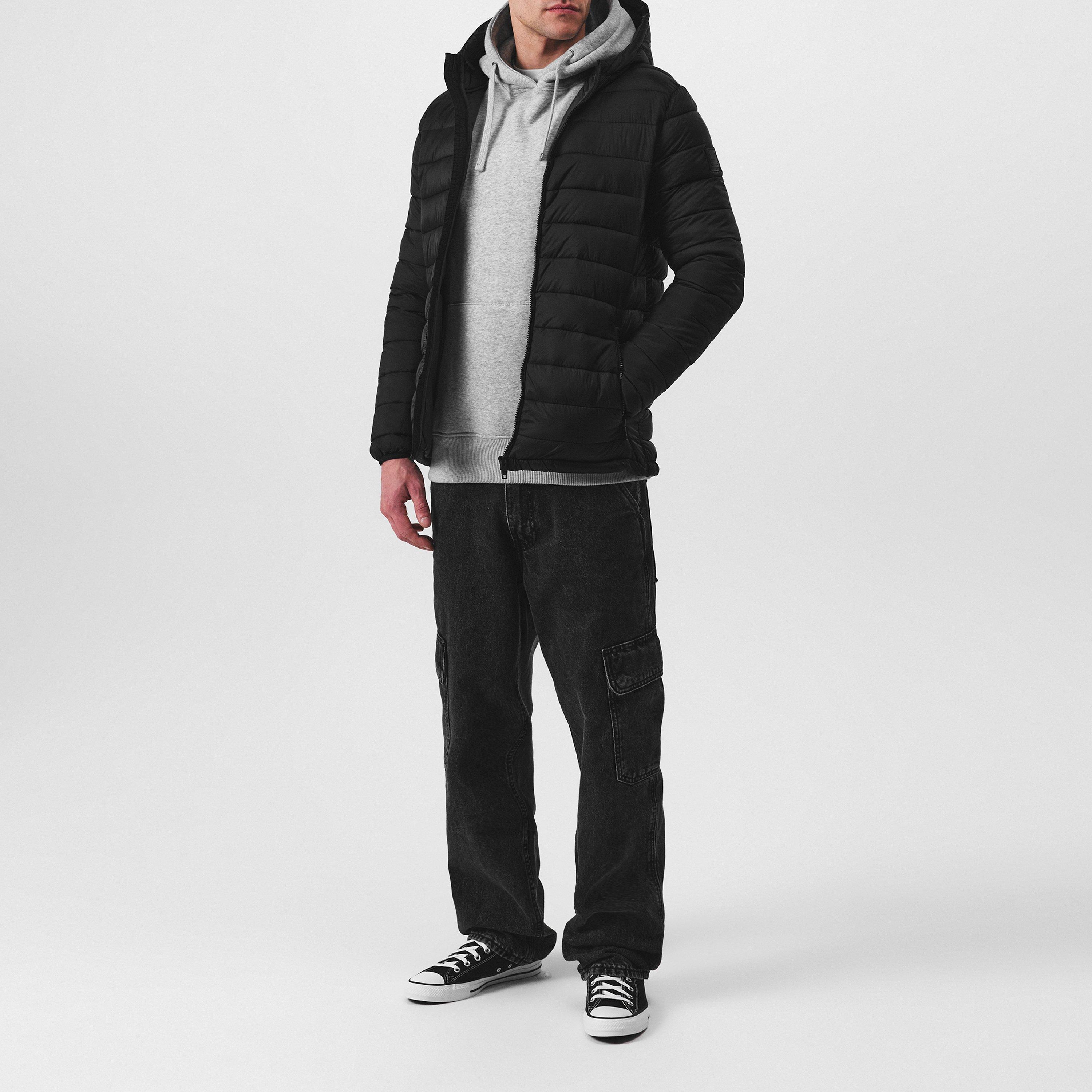SoulCal Micro Bubble Hooded Jacket Mens