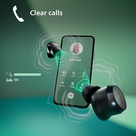 Philips TAT1209BK TWS trådløse in-ear høretelefoner - sort