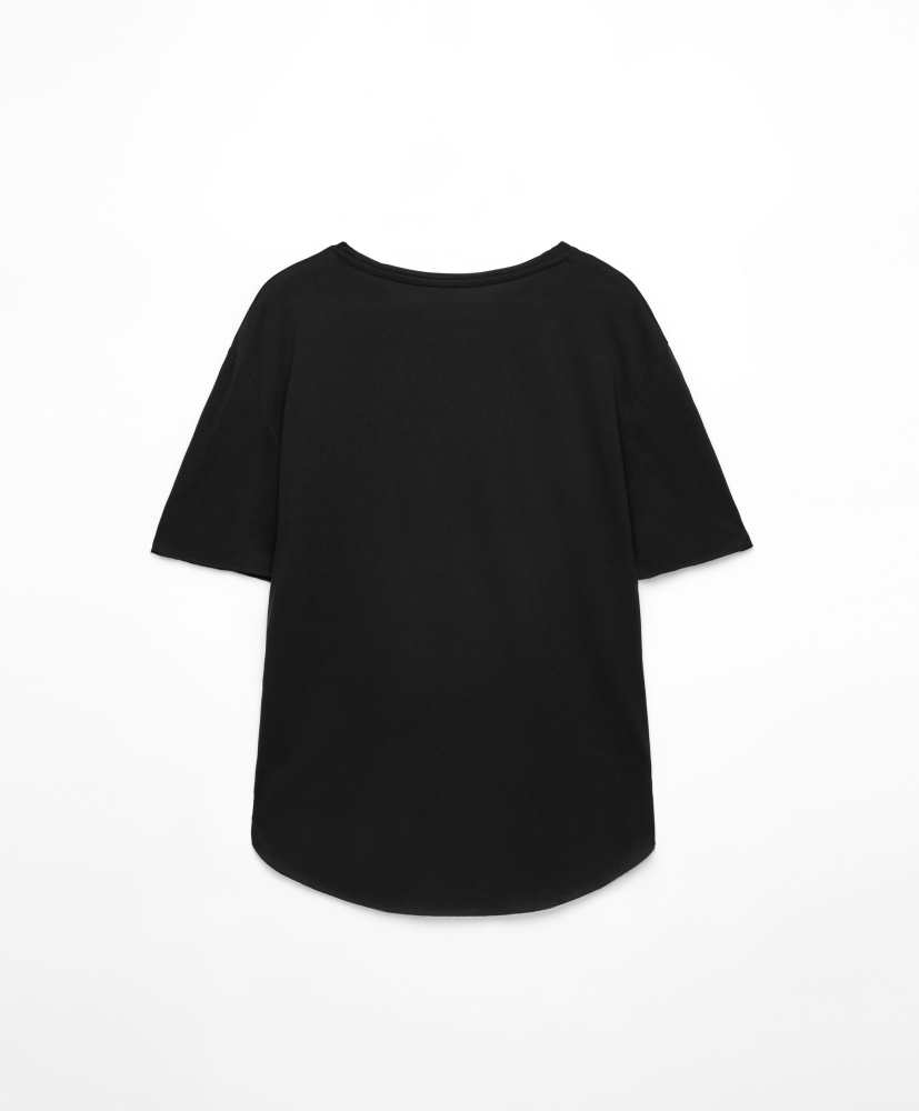 Camiseta de manga curta em modal