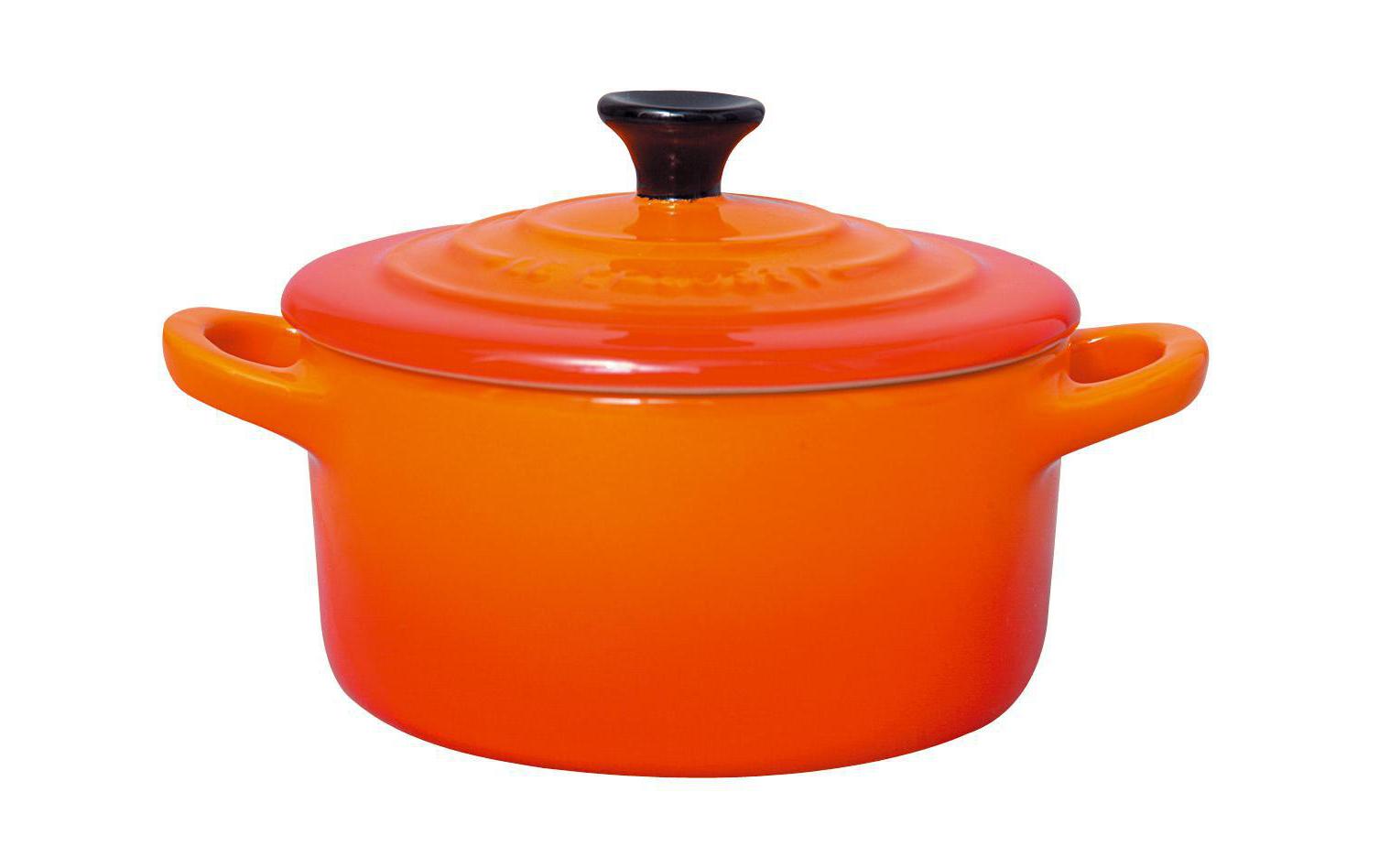 Auflaufform MINI COCOTTE 10 cm, Rund, OrangeTöpfchen