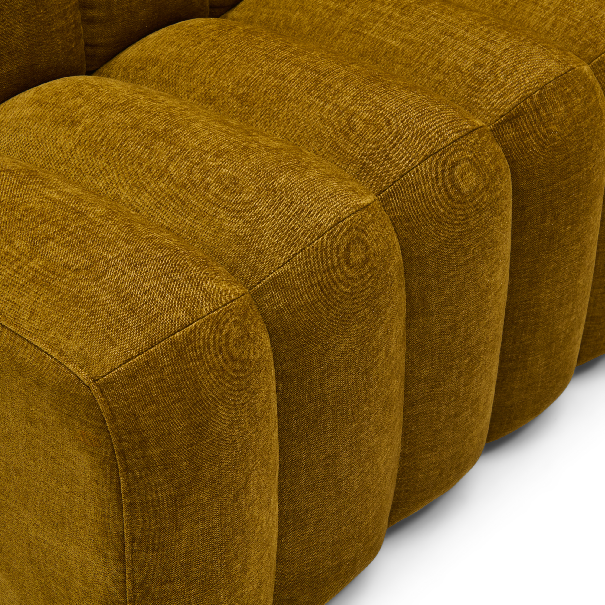 Eetkamerbank Candy met rug home curry 140 cm